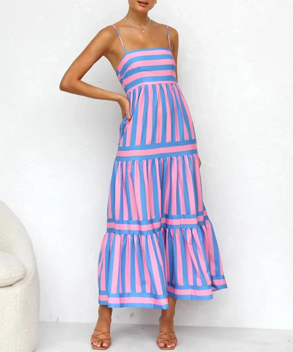 Olivia | Striped Pattern Dress