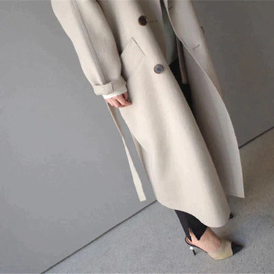 Luxora | Luxe wollen trenchcoat 