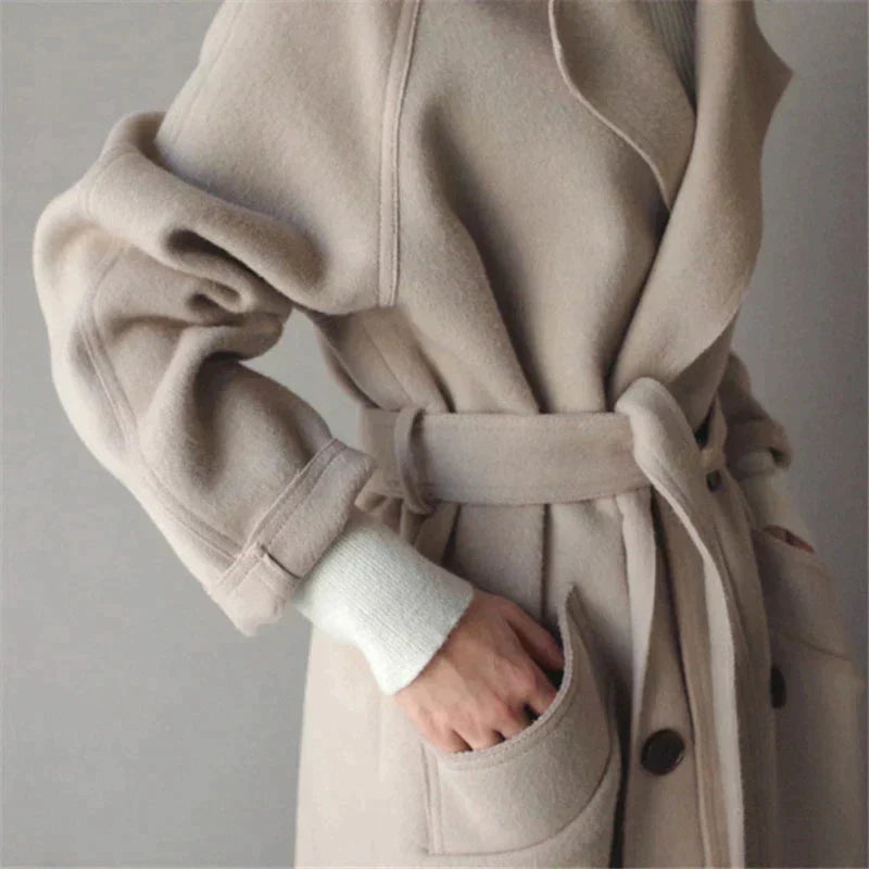 Luxora | Luxe wollen trenchcoat 