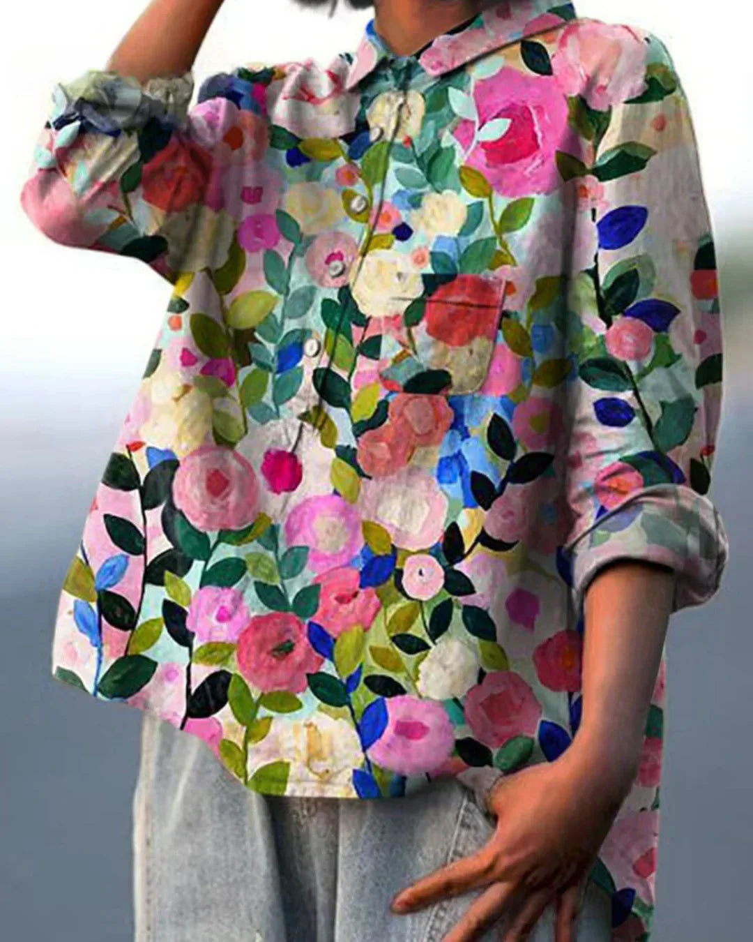 Rosie - VINTAGE BLOEMENBLOUSE