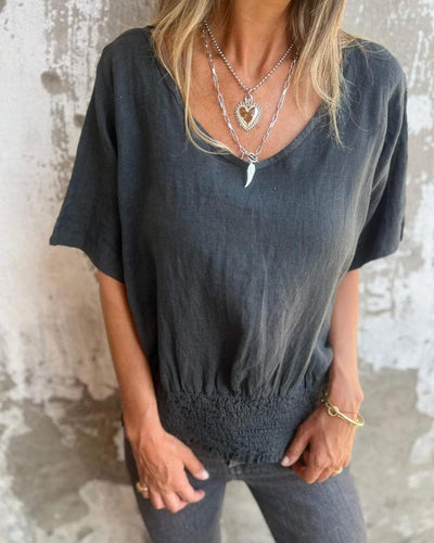 Muse - V-Neck Boho Tee