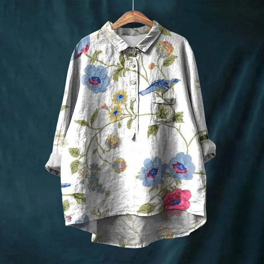 Rosie - VINTAGE BLOEMENBLOUSE