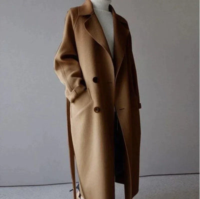 Luxora | Luxe wollen trenchcoat 