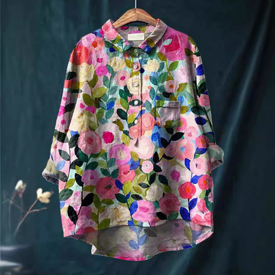 Rosie - VINTAGE BLOEMENBLOUSE